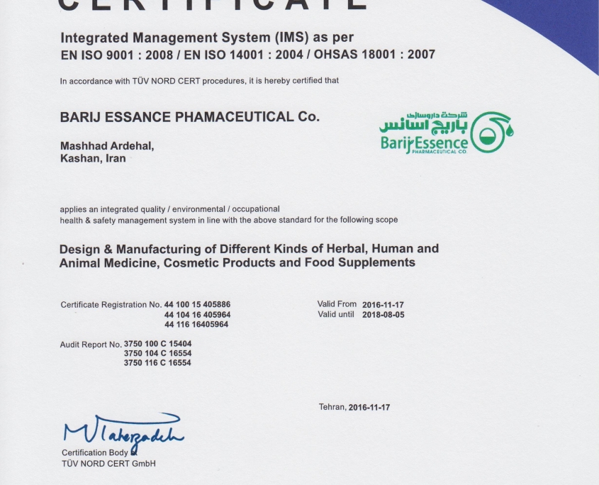 Barji Essence Pharmaceutical Co