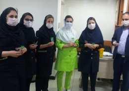 شرکت داروسازی باریج اسانس به بیمارستان شهید بهشتی و نقوی کاشان محلول ضدعفونی‌کننده اهدا کرد
